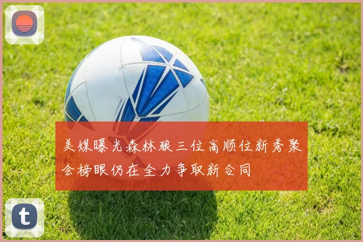 美媒曝光森林狼三位高顺位新秀聚会榜眼仍在全力争取新合同